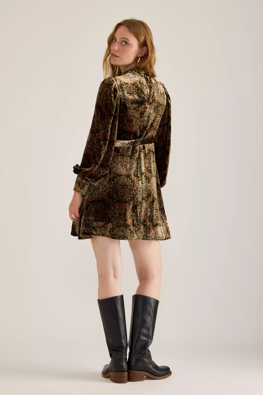 barbour x farm rio ana-clara minikleid