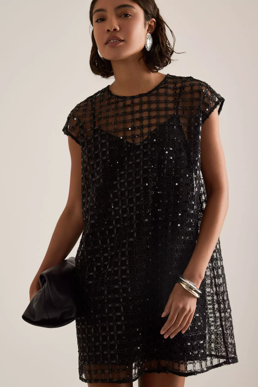 ausgewähltes pailletten-minikleid von laren