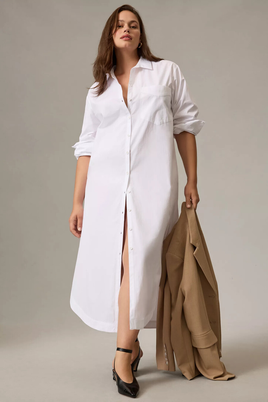 langarm-hemdkleid von anthropologie
