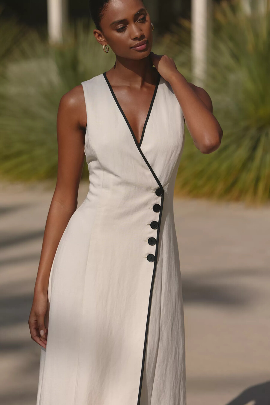 Ärmelloses wickelkleid von mare mare