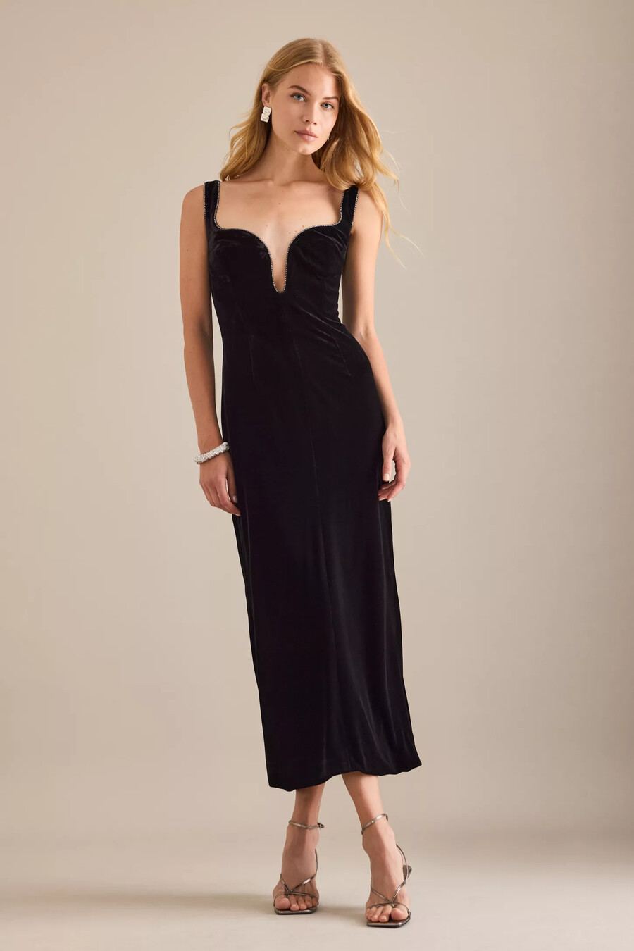 bardot brooklyn midikleid