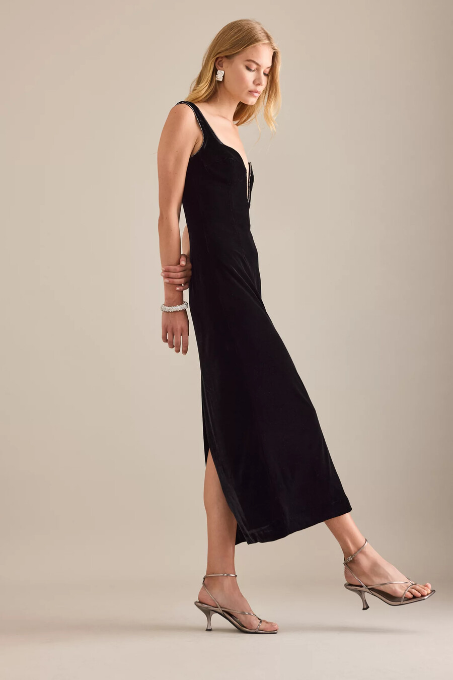 bardot brooklyn midikleid