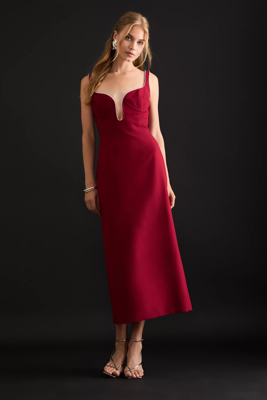 bardot brooklyn midikleid