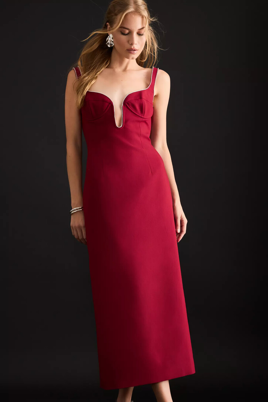 bardot brooklyn midikleid