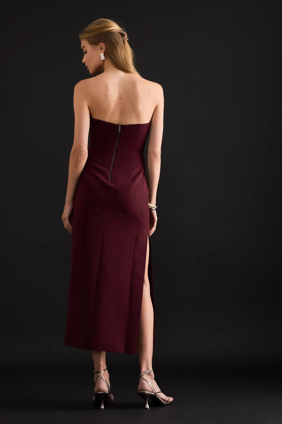 bardot eleni midikleid