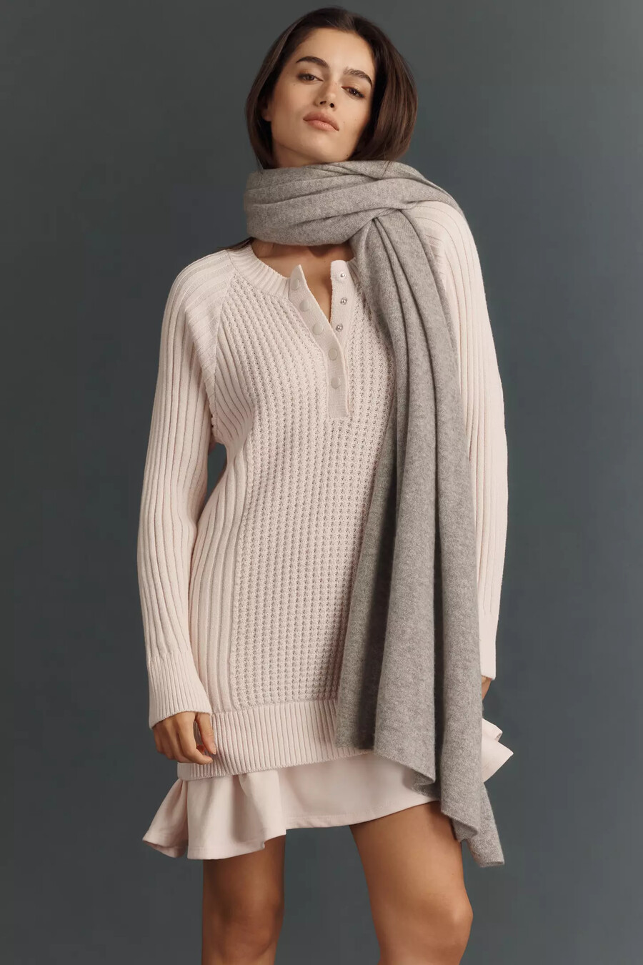 alltags-Übungs-doppelpack waffelstrick-minikleid