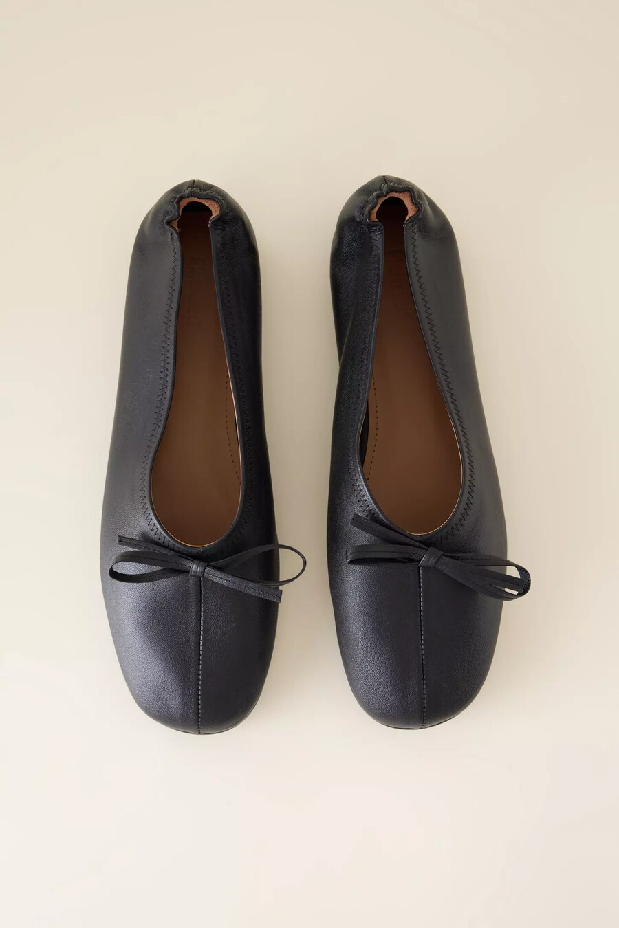 flattered blaise lederballerinas