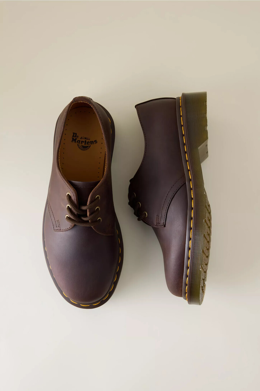 dr. martens 1461 oxford-schuhe aus crazy horse leder