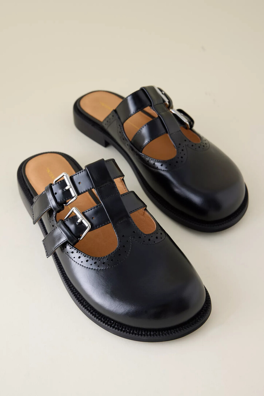 absichtlich schlichte varsity mary jane mules