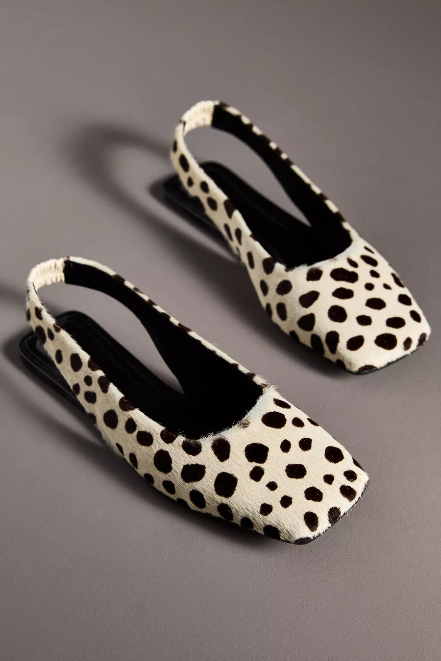 vicenza ballerinas mit eckiger zehenpartie und slingback-rücken