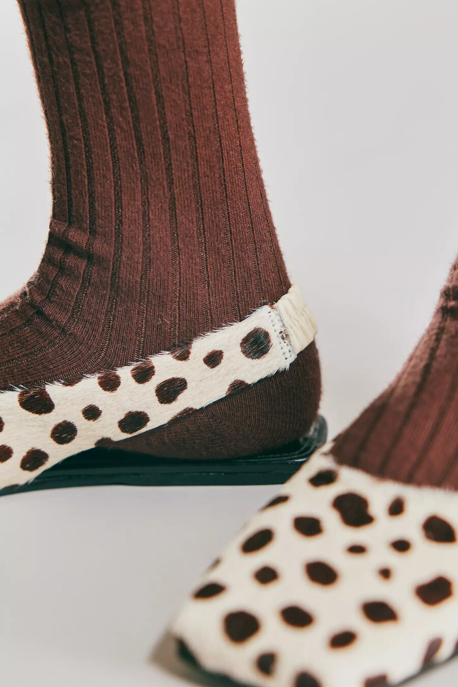 vicenza ballerinas mit eckiger zehenpartie und slingback-rücken