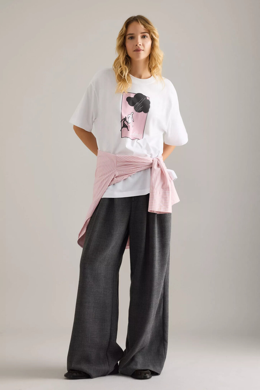 barbour rosie baumwoll-t-shirt mit grafik