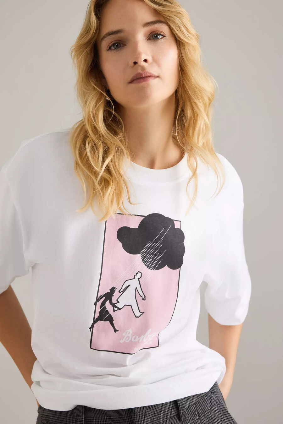 barbour rosie baumwoll-t-shirt mit grafik