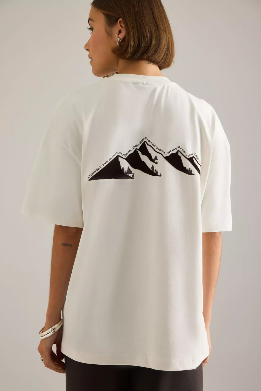 tala oversized grafik-t-shirt