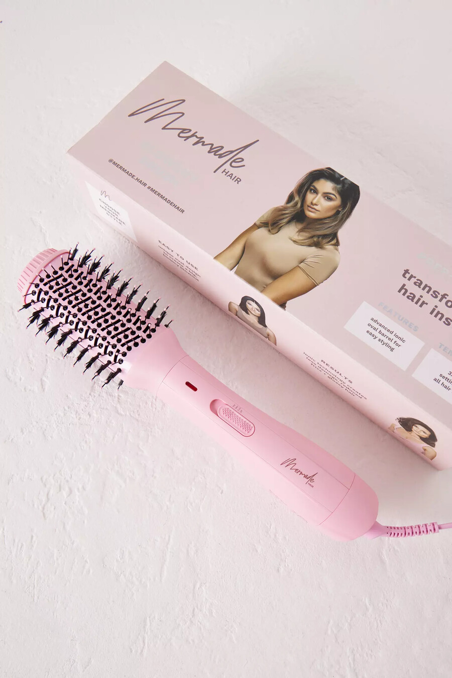 mermade haar-stecker-föhnbürste