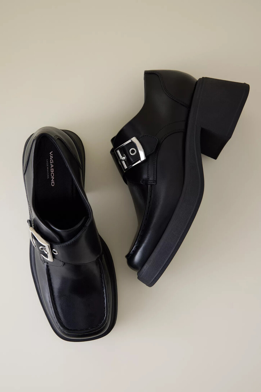 vagabond dorah monk strap chunky shoes