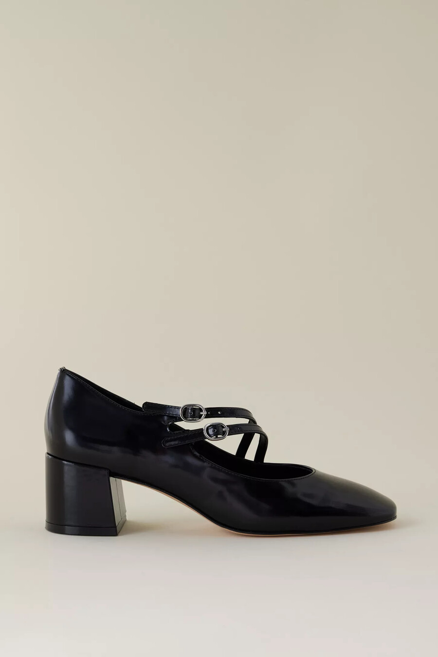 vicenza mary jane heels mit asymmetrischem riemen