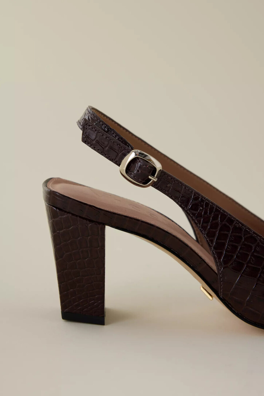 vicenza slingback-pumps mit eckiger spitze