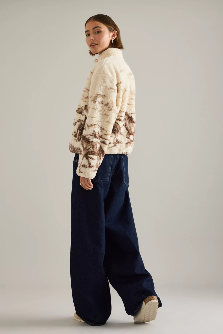 levis kasey sherpa pullover fleece
