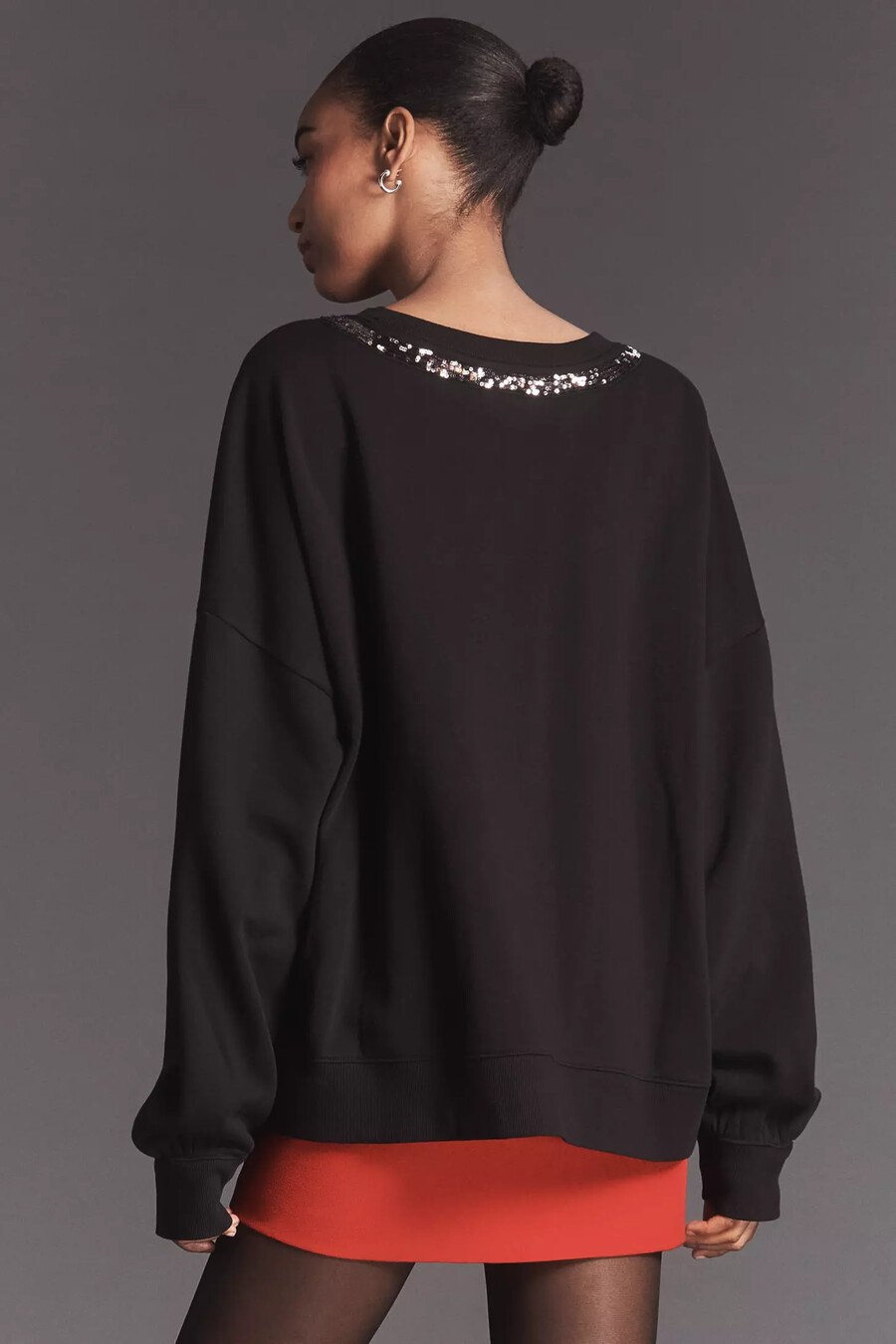 maeve sweatshirt mit schleife
