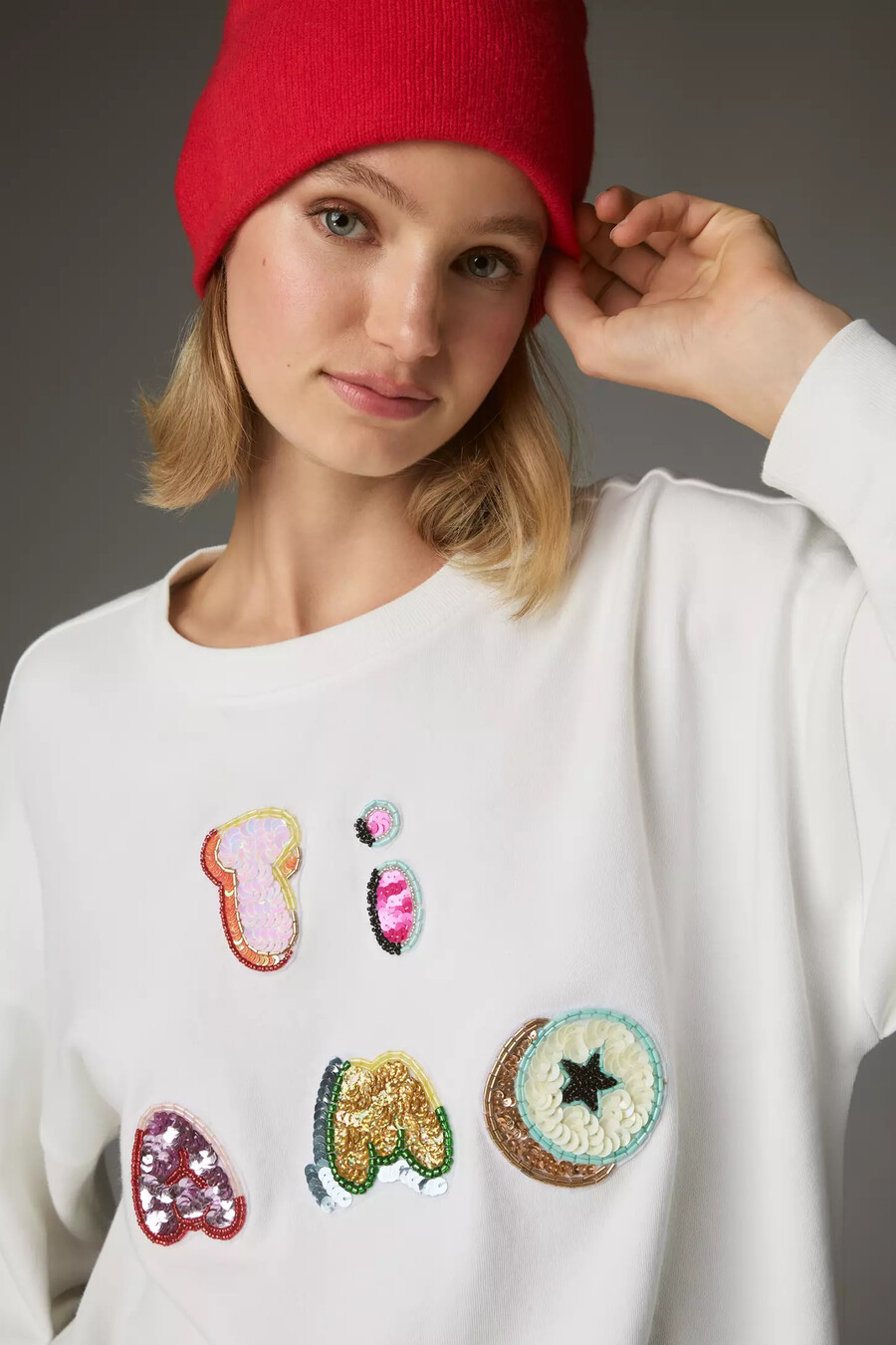 maeve ti amo grafik-sweatshirt