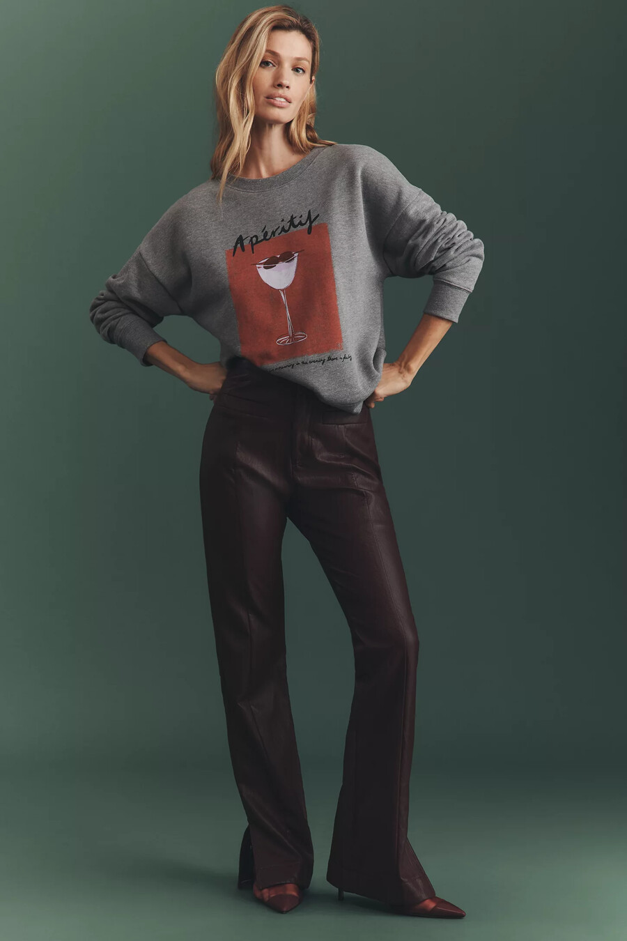 maeve x natalia bagniewska cocktail-sweatshirt