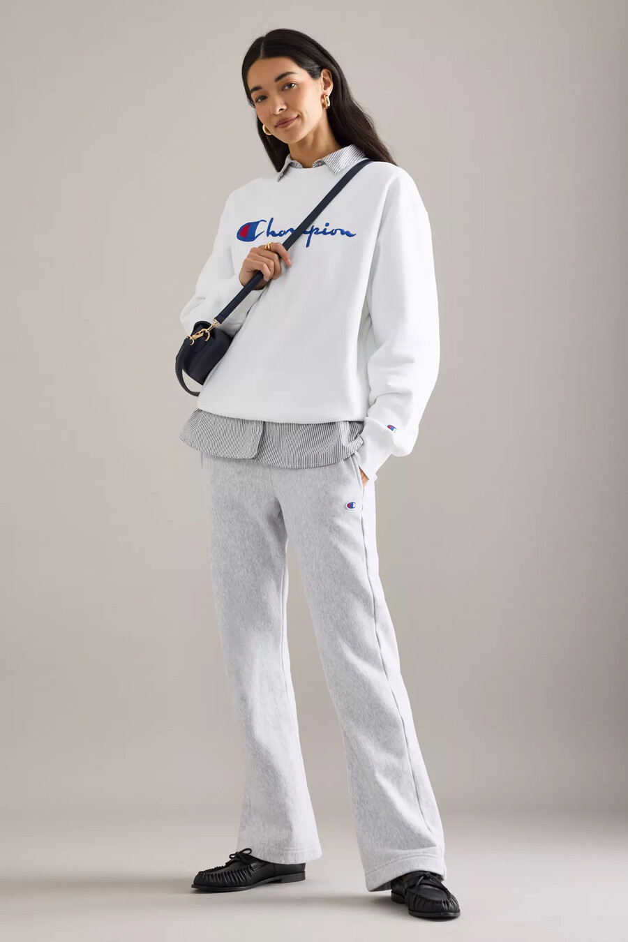 champion script logo sweatshirt