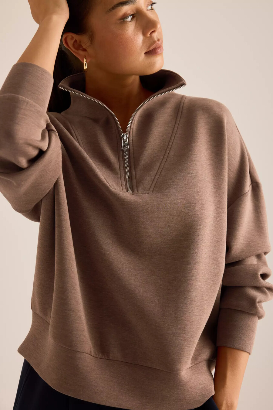 varley hawley half-zip sweatshirt