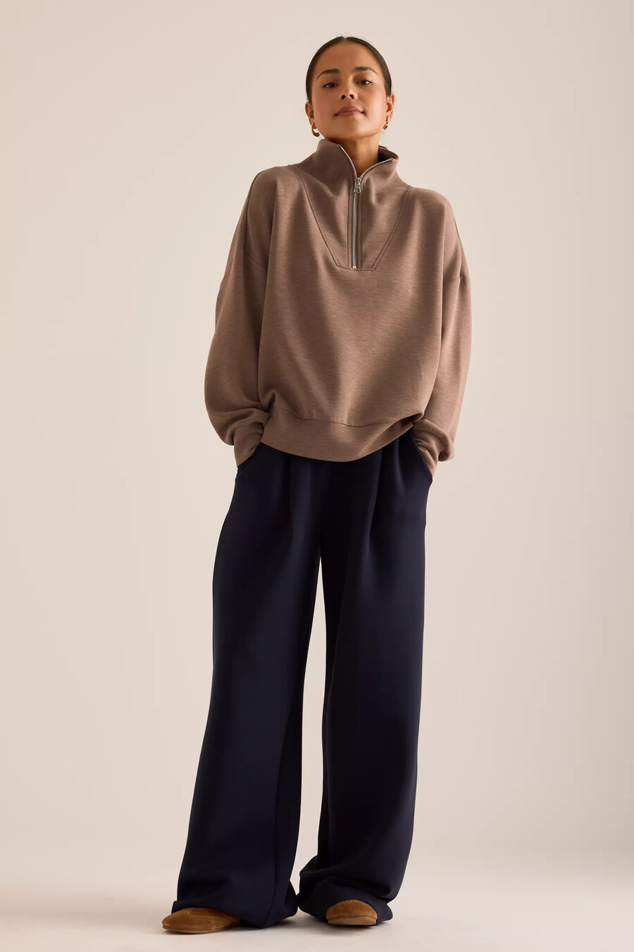 varley hawley half-zip sweatshirt