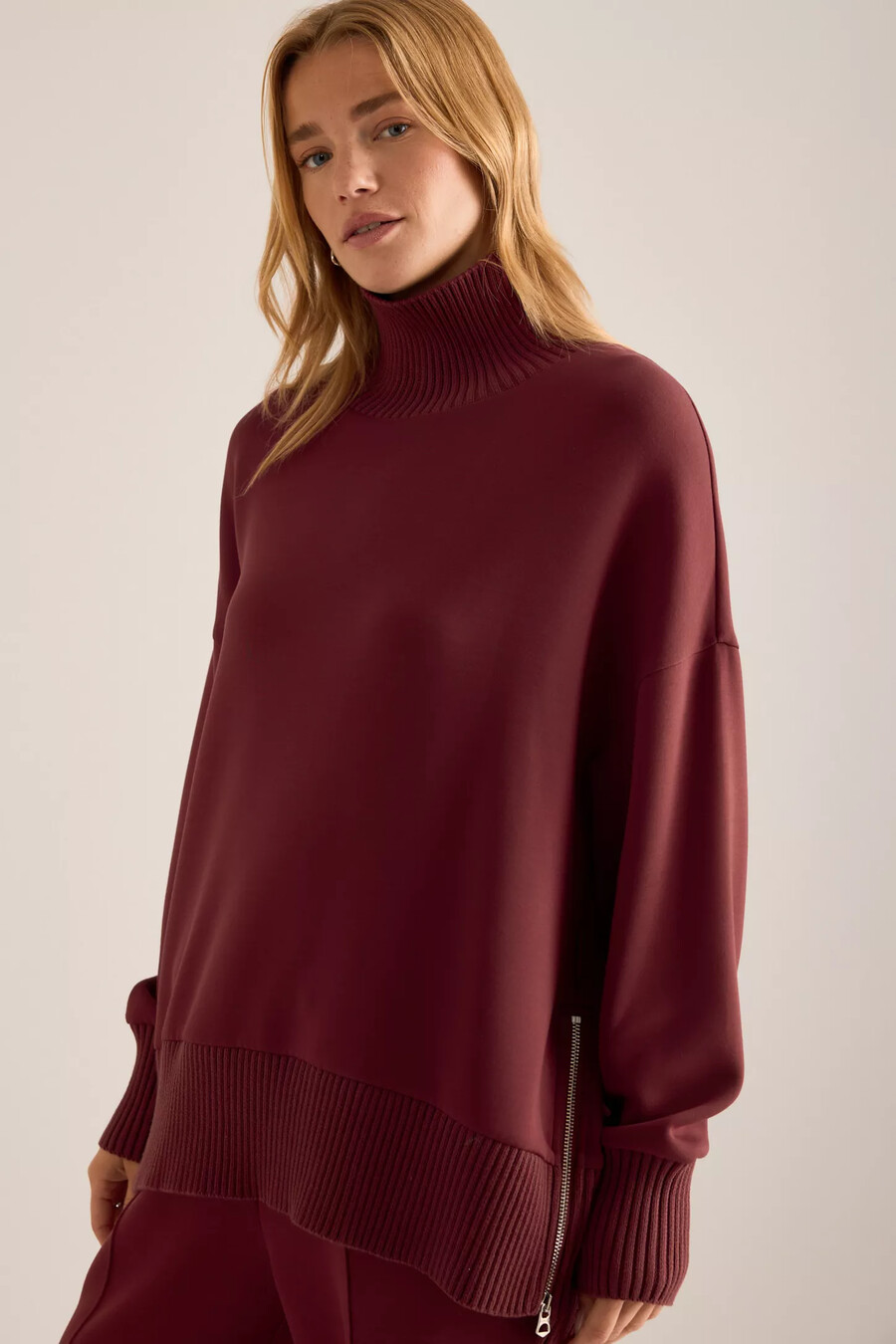 varley barker high-neck sweatshirt