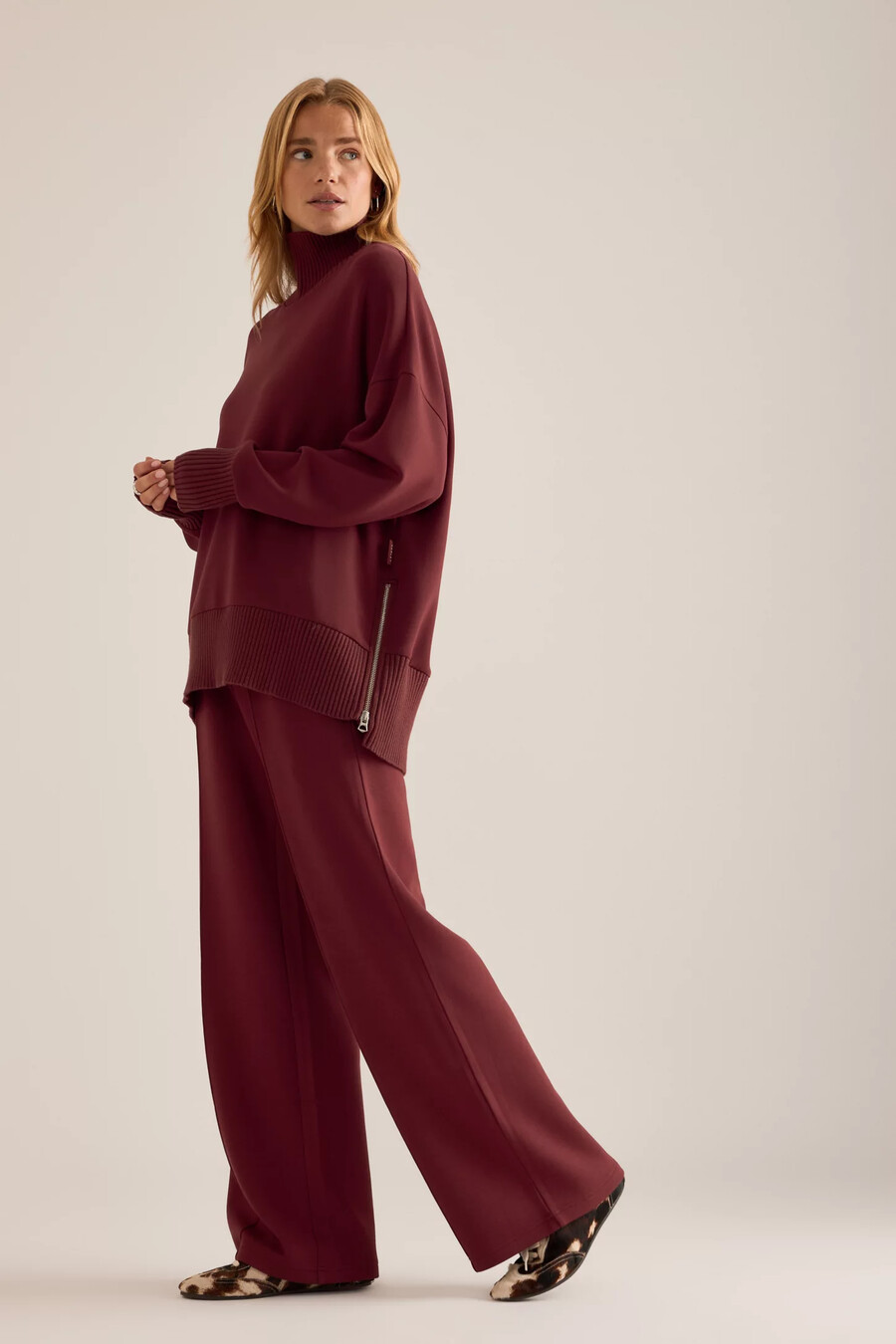 varley barker high-neck sweatshirt