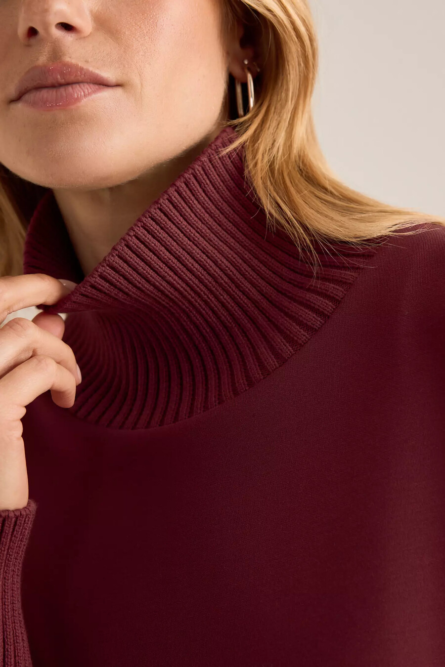 varley barker high-neck sweatshirt