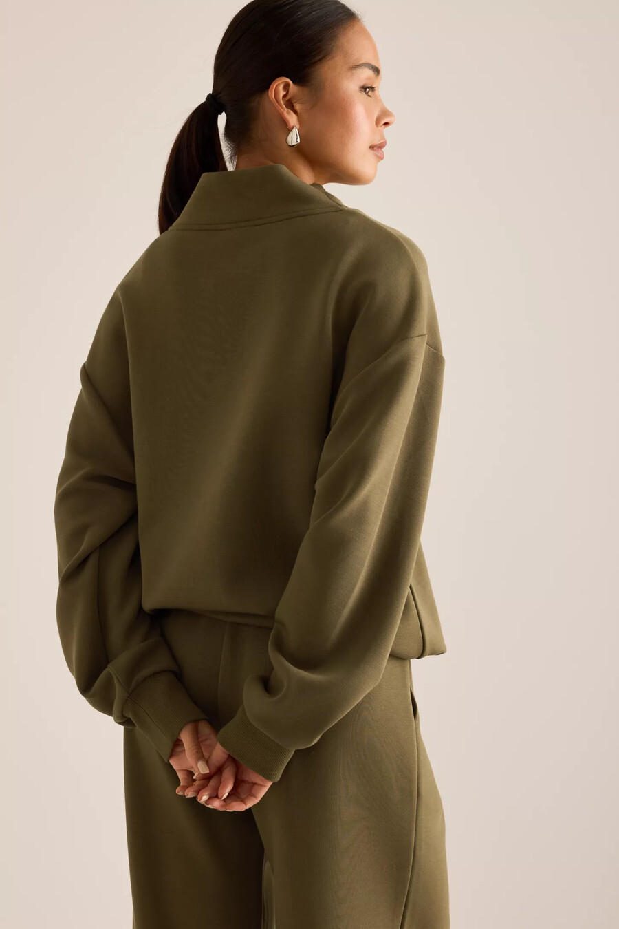 varley betsy sweatshirt mit rollkragen