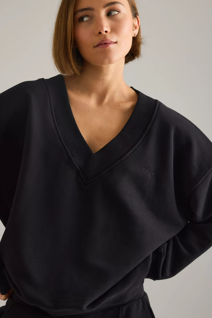 tala v-ausschnitt sweatshirt