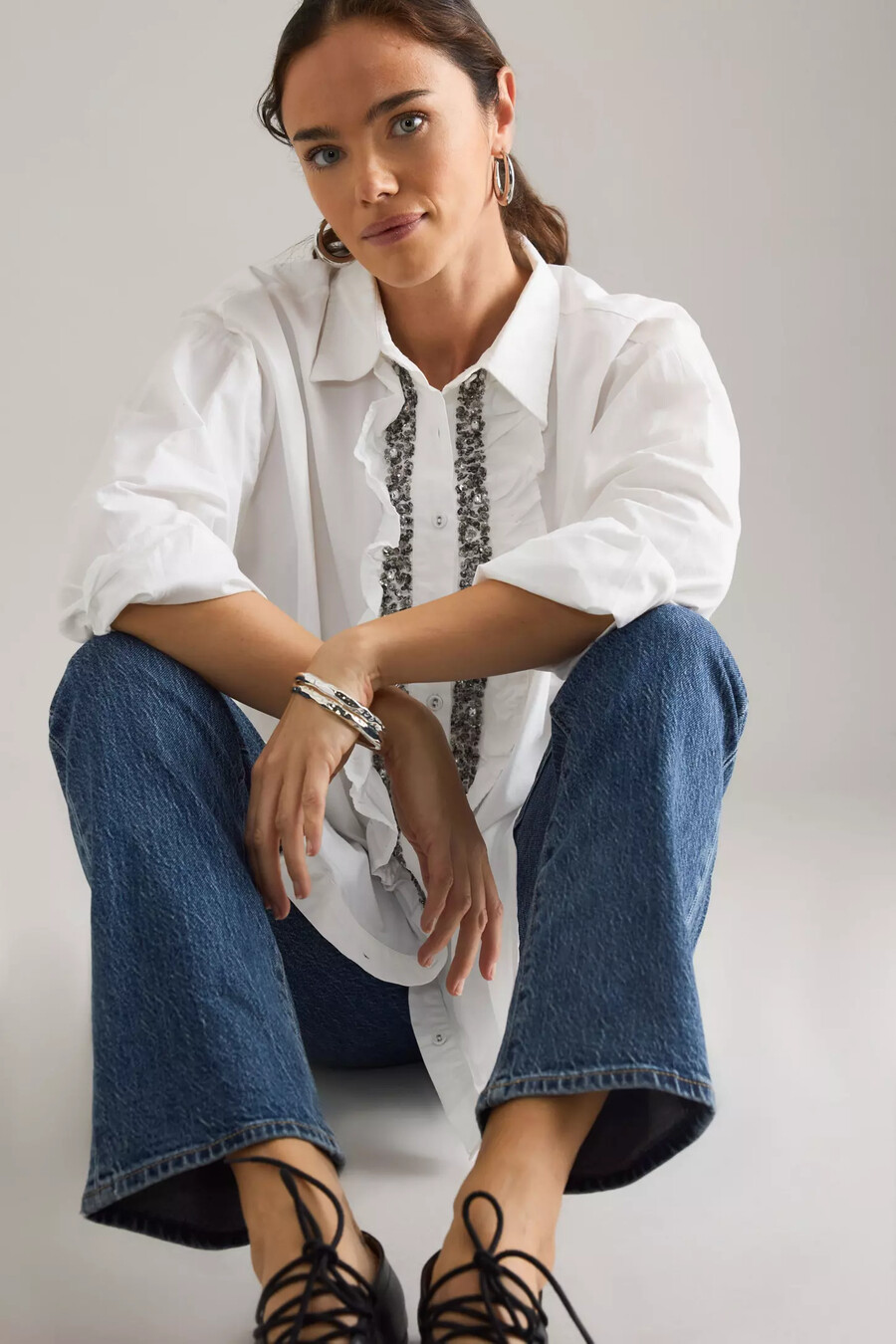 pistola bri high-rise slim straight-leg jeans