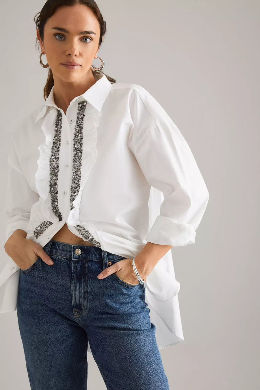 pistola bri high-rise slim straight-leg jeans