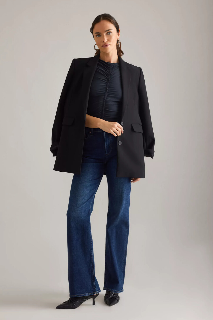 pistola evie high-rise slim bootcut jeans