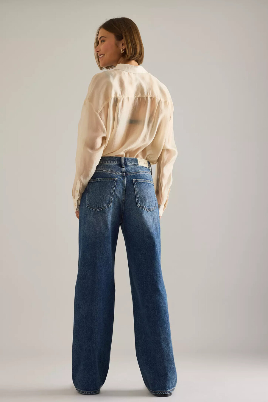 pistola hendrix high-rise baggy jeans