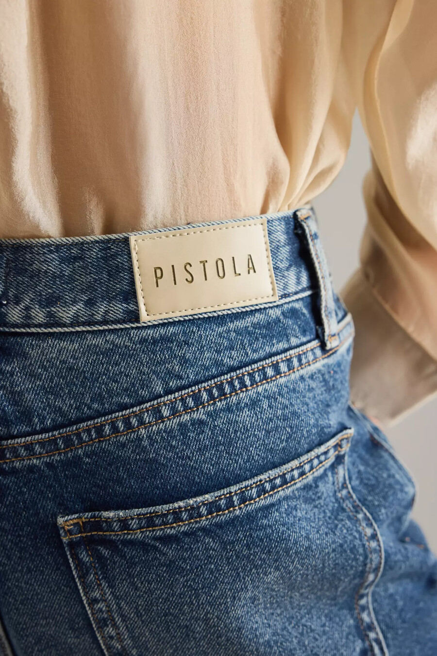 pistola hendrix high-rise baggy jeans