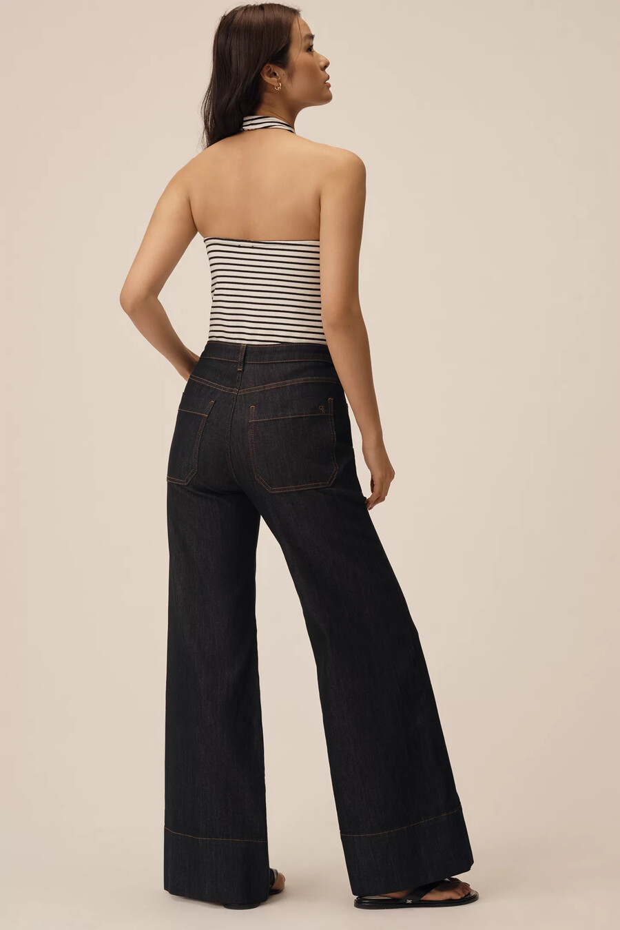 die rylan relaxed high-rise flare jeans von pilcro