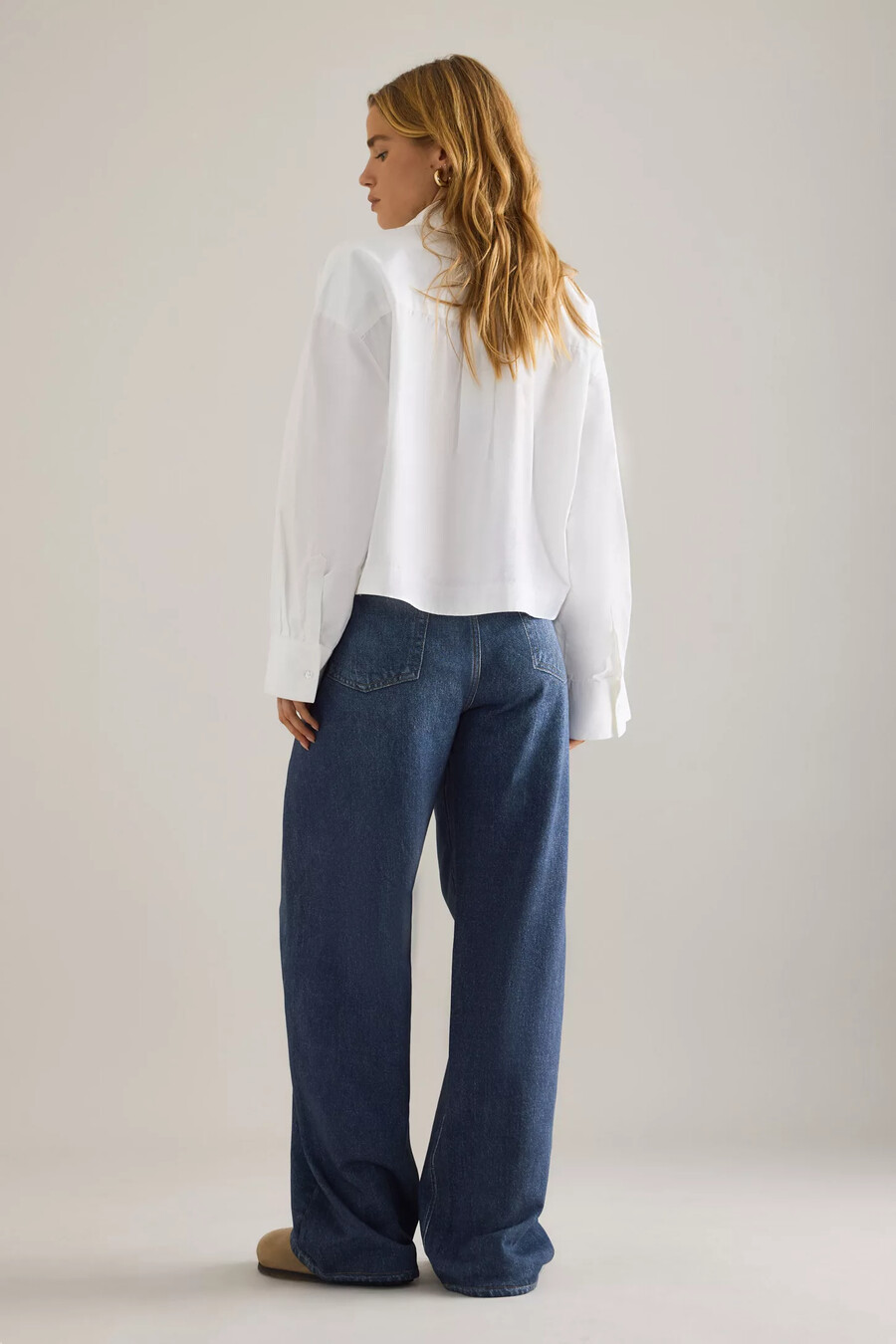 rag bone miramar terry wide-leg jeans
