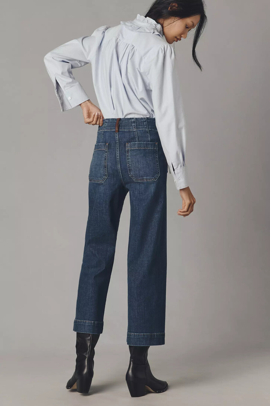 die colette crop high-rise jeans von maeve