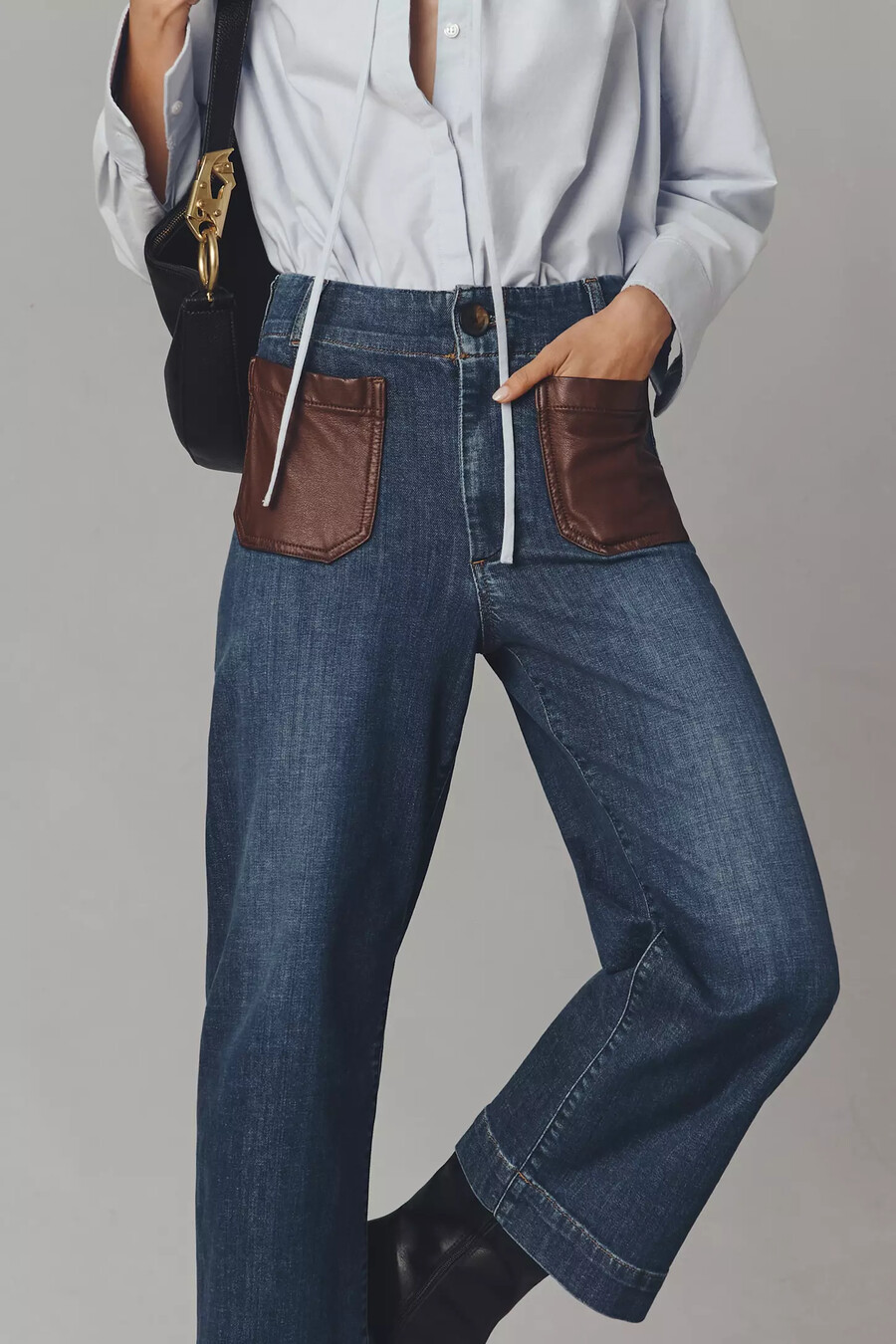 die colette crop high-rise jeans von maeve