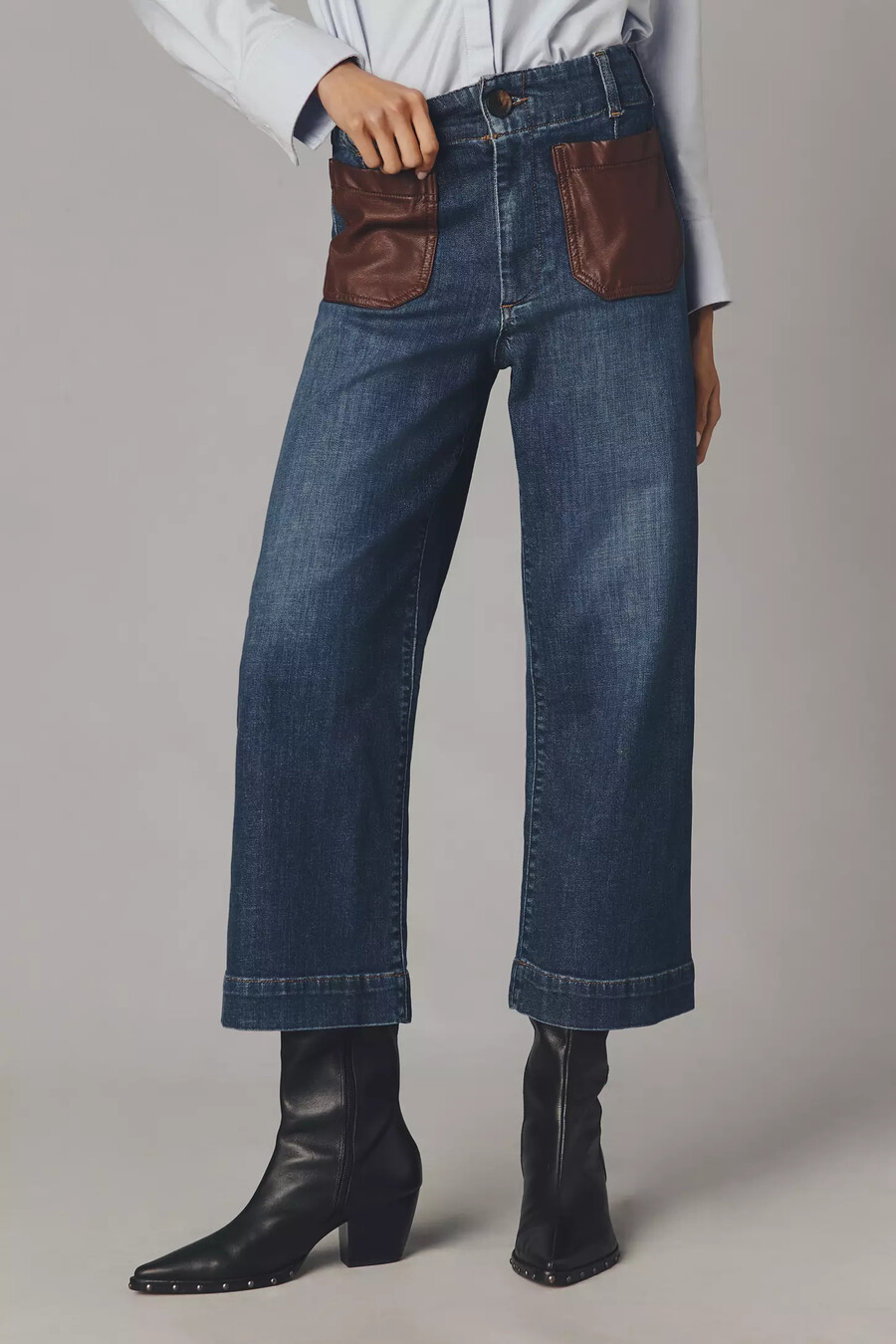 die colette crop high-rise jeans von maeve