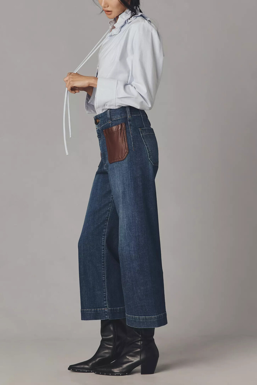 die colette crop high-rise jeans von maeve