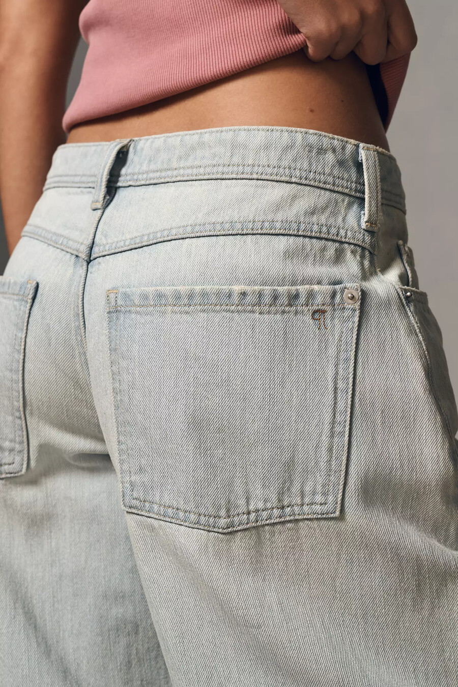 pilcro high-rise balloon jeans