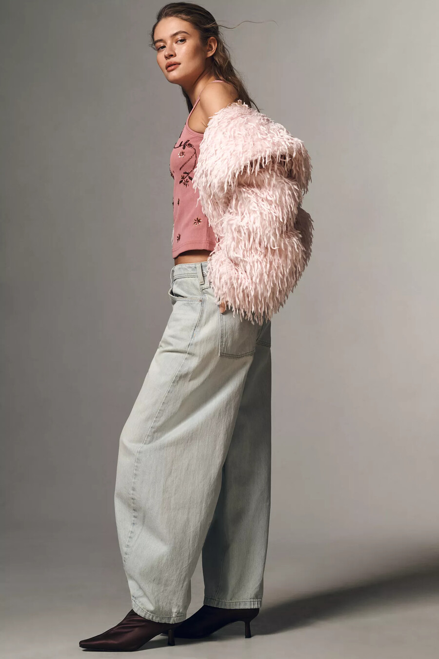 pilcro high-rise balloon jeans