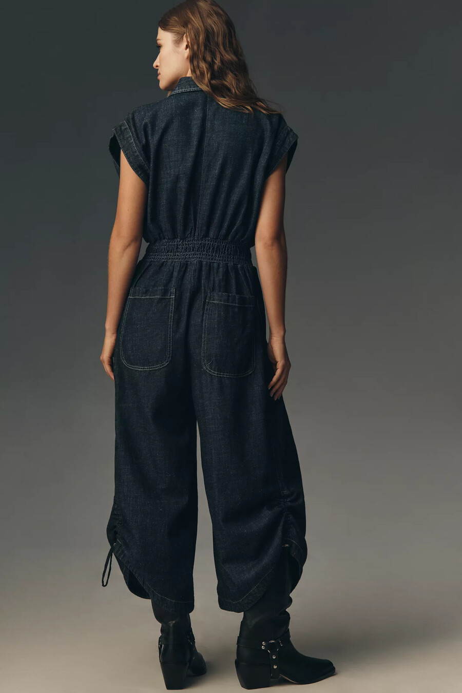 denim-jumpsuit von anthropologie