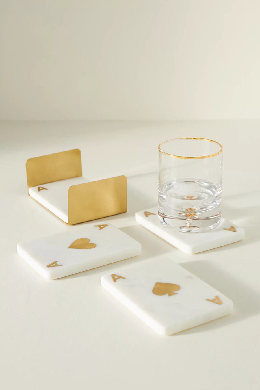 ace marmor-untersetzer 4er-set