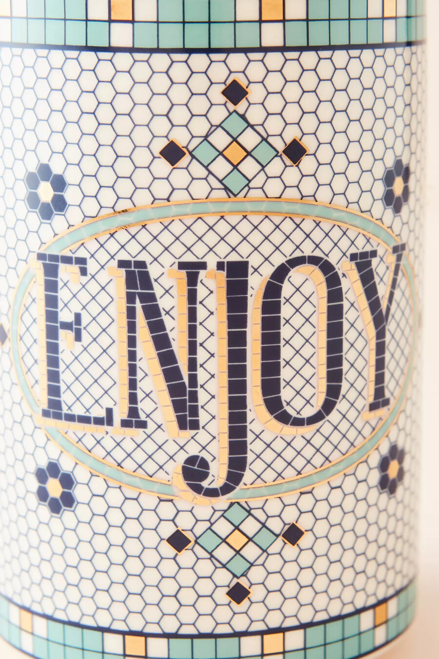 bistro tile enjoy canister